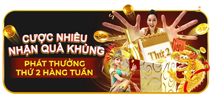 Một người chơi đang kiểm tra các thông báo khuyến mãi và tiền thưởng trên ứng dụng XD68, với các biểu tượng tiền vàng và quà tặng